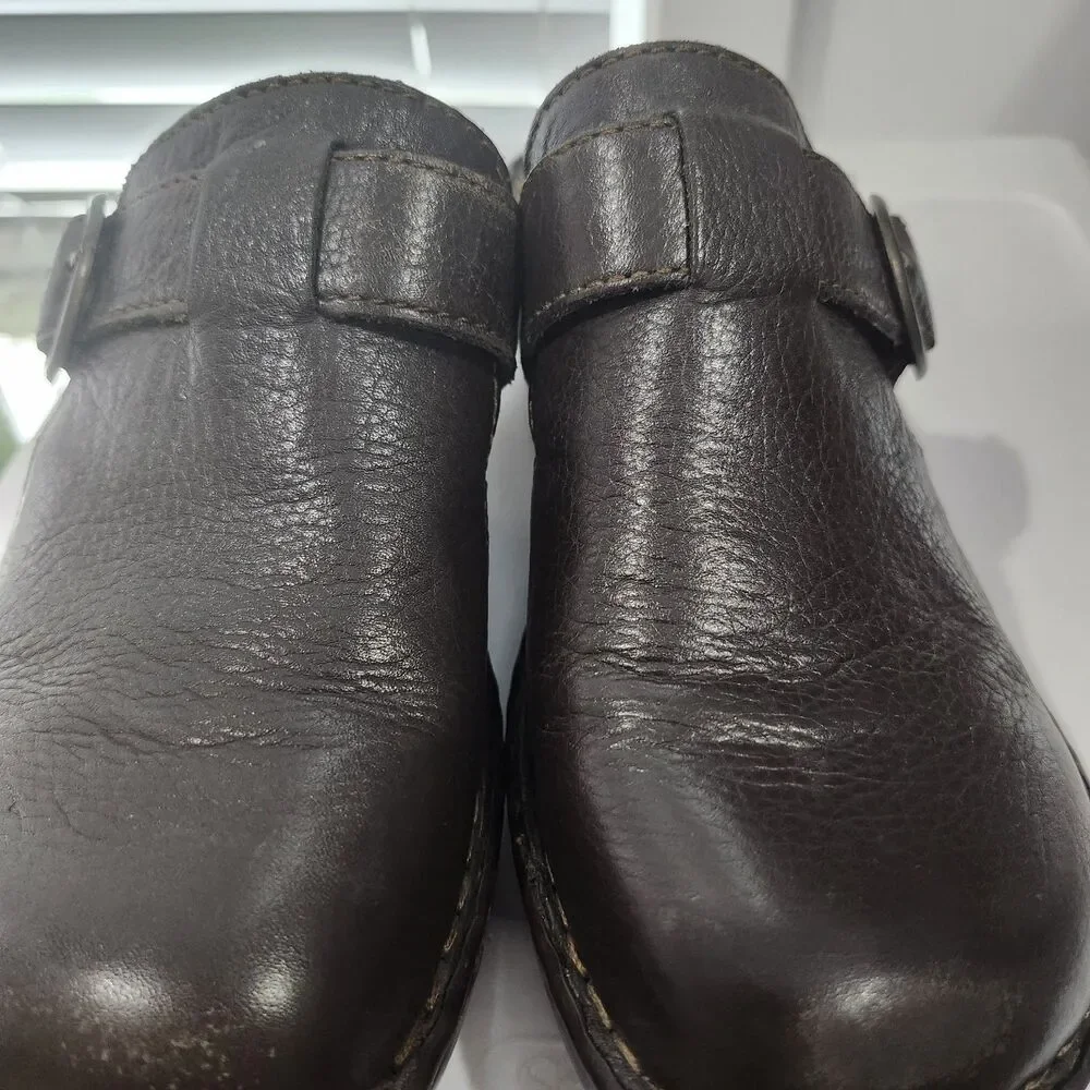 Björndal KellyAnne women's clogs in brown leather-size 8